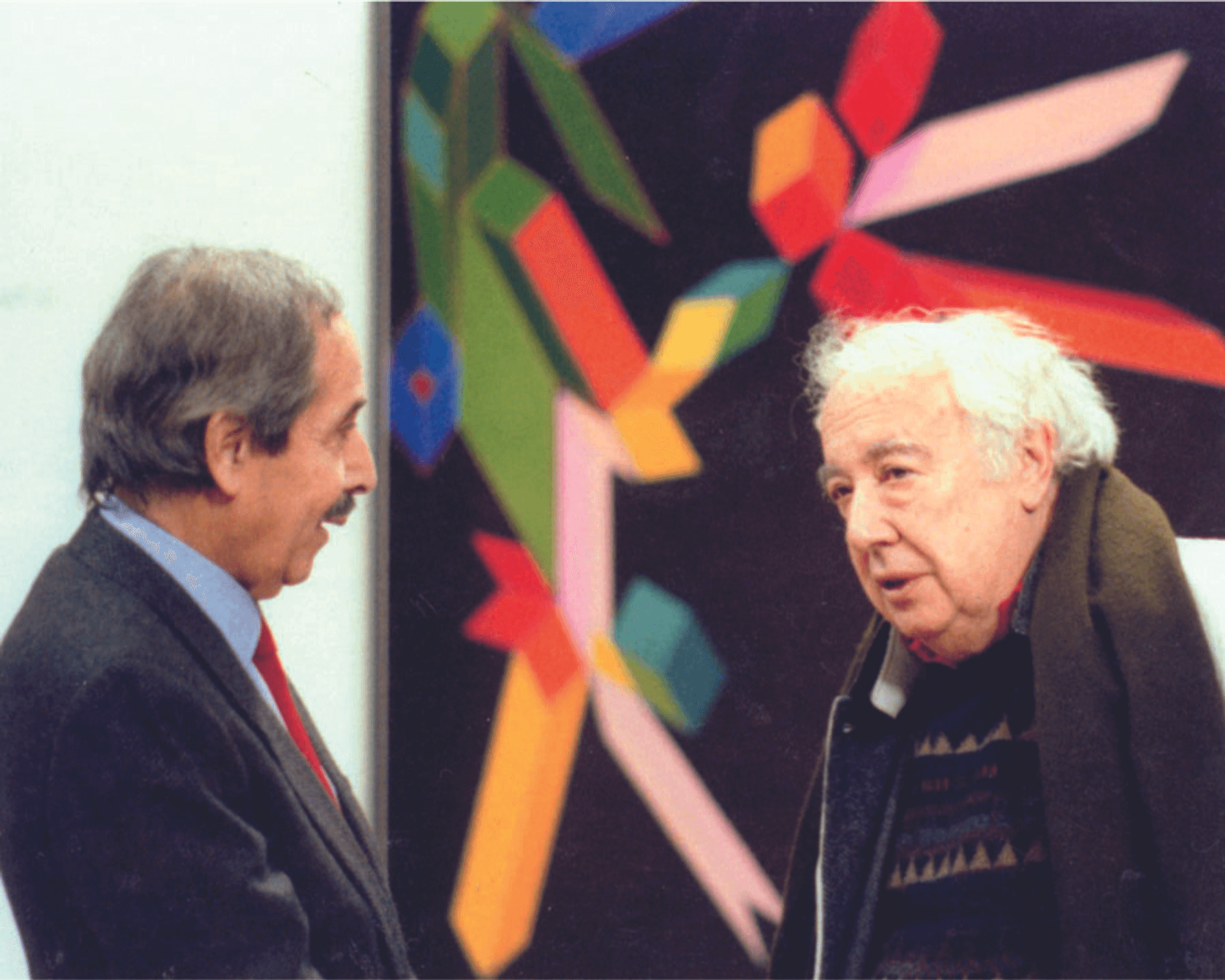Jorge Eielson y Achille Perilli en el Modern Art Gallery Studio f.22